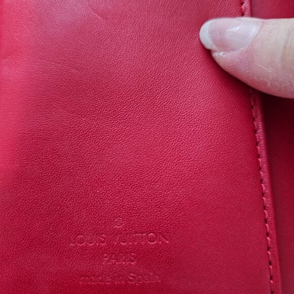 Louis Vuitton Red Monogram Vernis Notebook Agenda Cover - Picture 2 of 11
